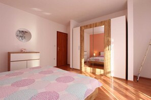 2 bedrooms, iron/ironing board, free WiFi, bed sheets