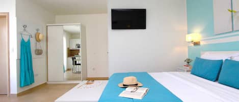 1 室のベッドルーム、WiFi (無料)、ベッドシーツ