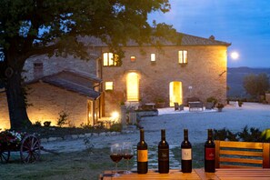 Front of property – evening/night