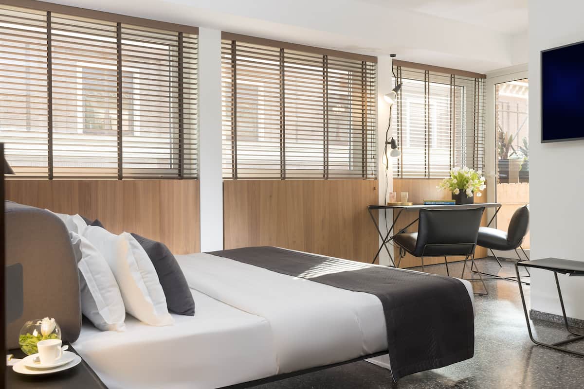 In-room safe, desk, blackout curtains, soundproofing