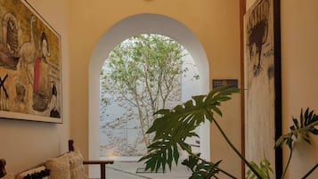 Interior entrance