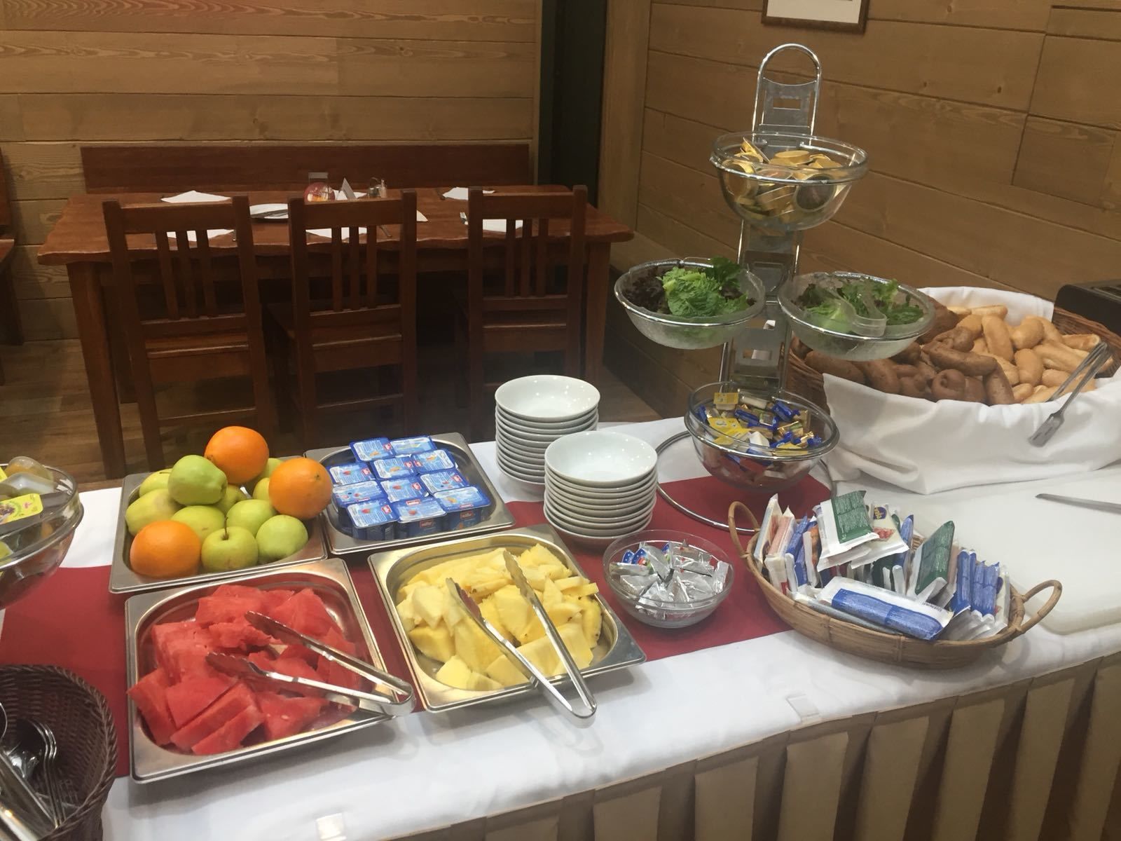 Gratis frukostbuffé varje dag 