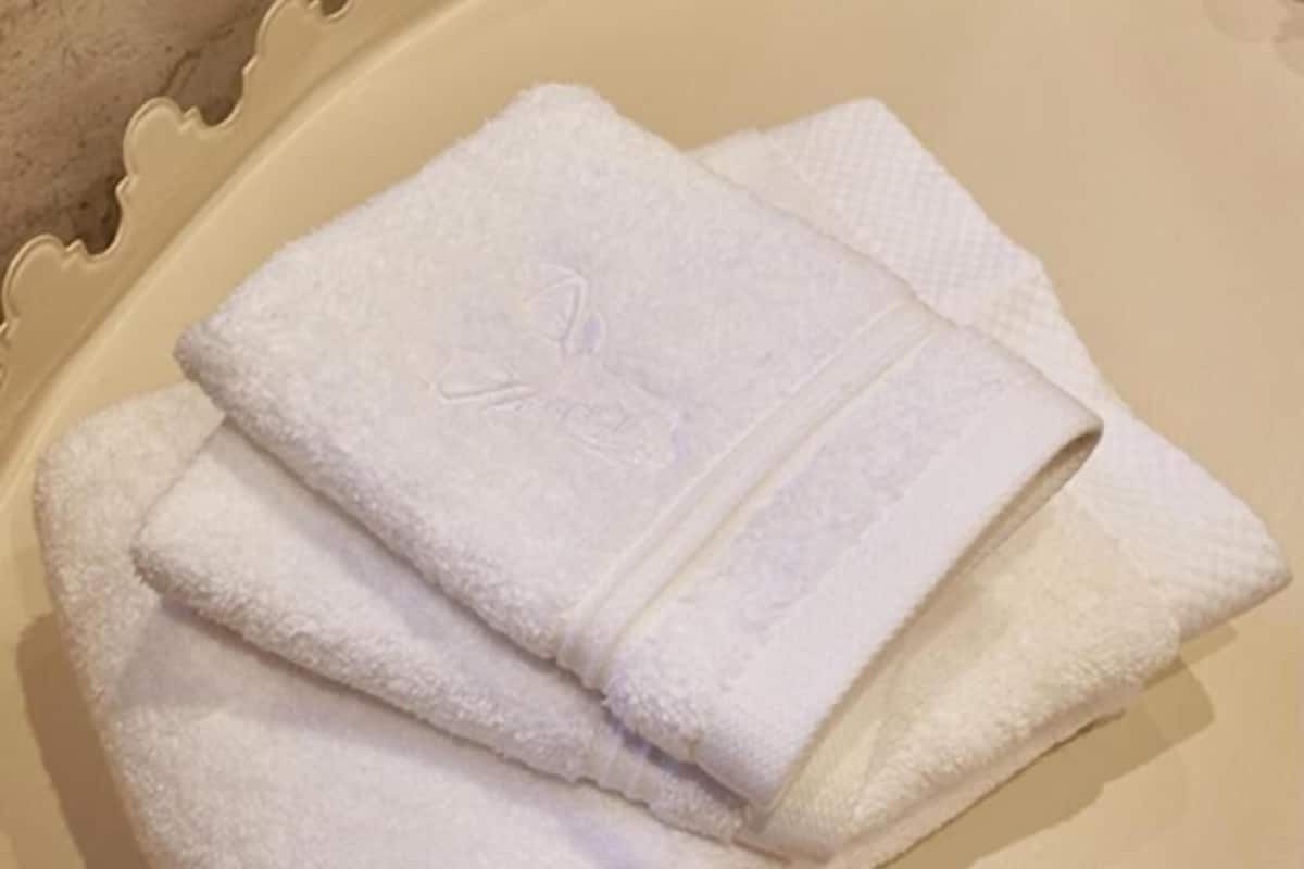 bathrobes, slippers, towels