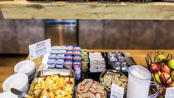 Daily buffet breakfast for a fee