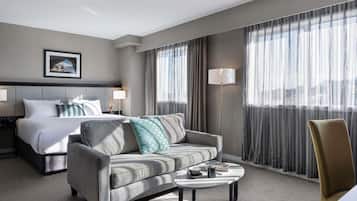 Caja fuerte, escritorio, espacio para trabajar con un portátil