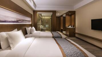 Room, 2 Twin Beds (Privilege) | In-room safe, desk, soundproofing, iron/ironing board