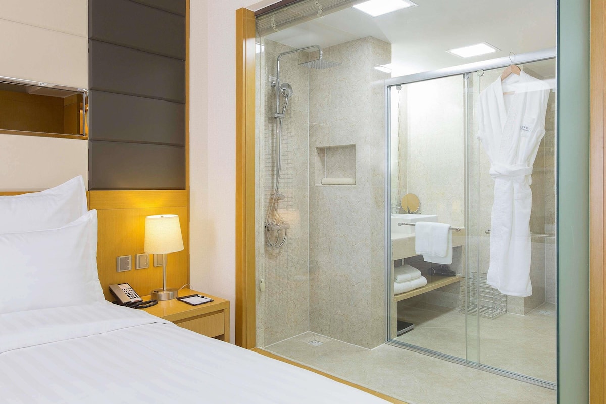 Habitación estándar, 1 cama King size y sofá cama | 1 habitación, minibar, caja de seguridad en la habitación y escritorio