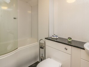 Cottage | Bathroom | Shower, hair dryer - Kirk Cottage (Kelso)