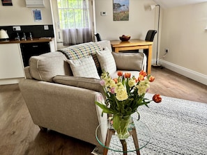 Cottage | Living area | TV, DVD player - Lloft Gwair - Hayloft (Boncath)