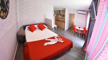 Apartament, 1 dormitori | 1 dormitori, caixa forta a l'habitació i escriptori