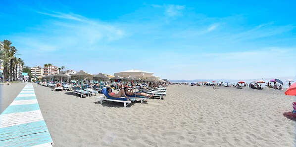 On the beach