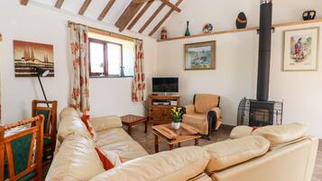 Cottage | Living room | TV, fireplace, DVD player