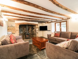 Cottage | Living area | TV, fireplace, DVD player