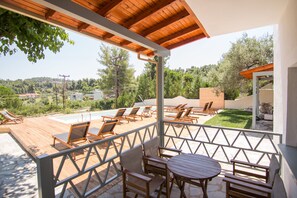 Suite Junior, vista piscina | Vista dalla camera
