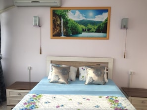 Appartement classique, vue sur la mer | 3 chambres, draps en coton égyptien, literie de qualité, bureau