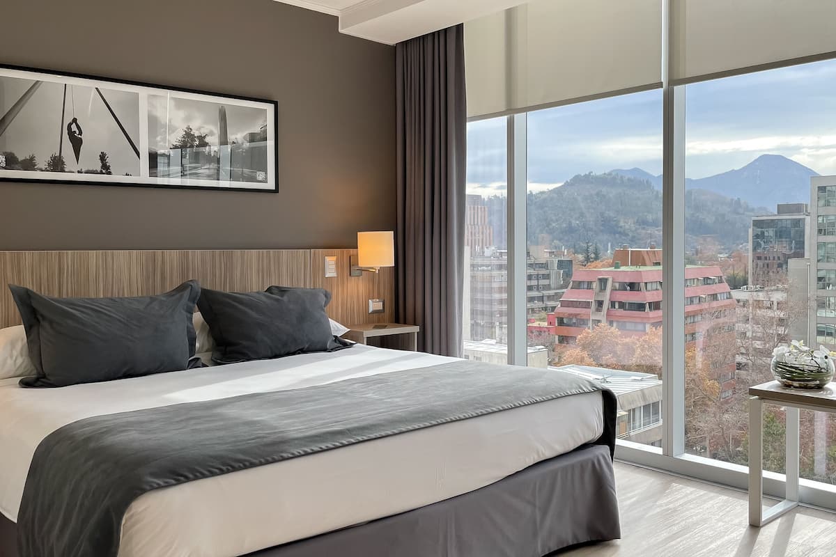 In-room safe, desk, laptop workspace, blackout curtains