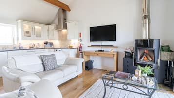 Cottage | Living area | TV, fireplace, DVD player