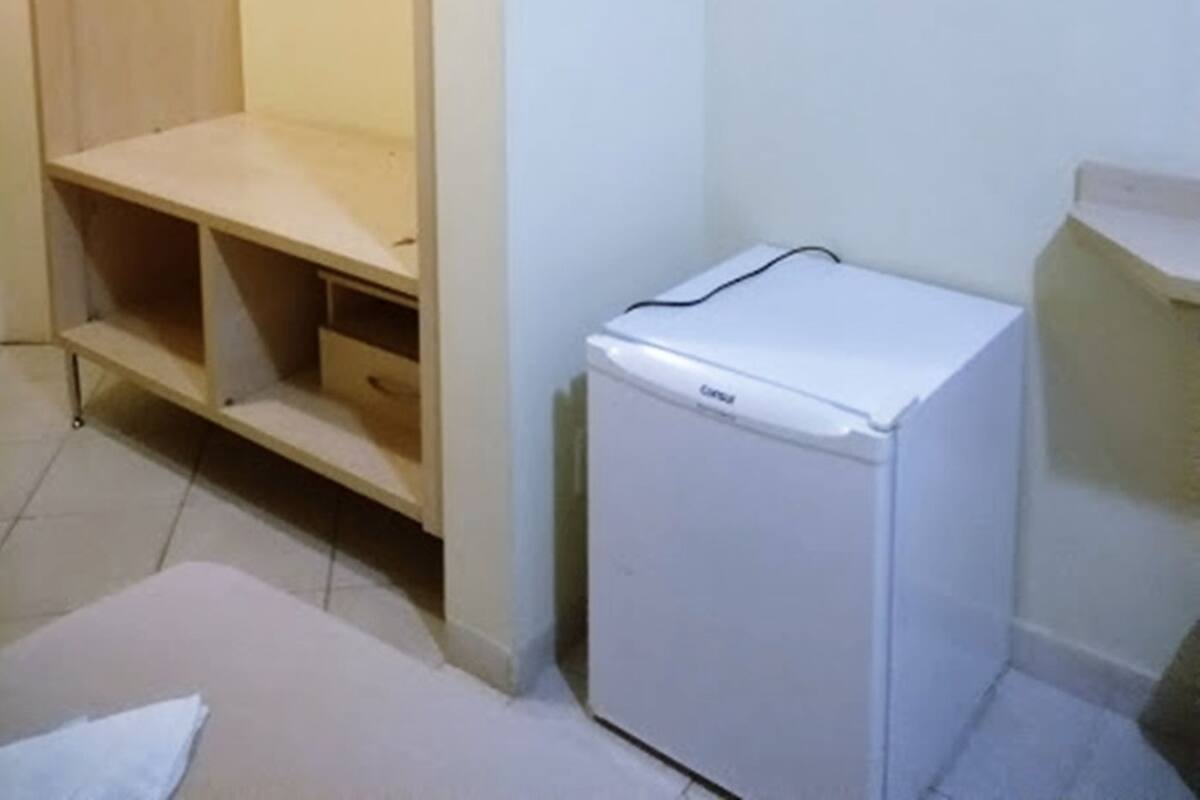 Desk, blackout drapes, iron/ironing board (on request), WiFi (free)