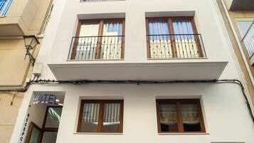 Voorkant van accommodatie