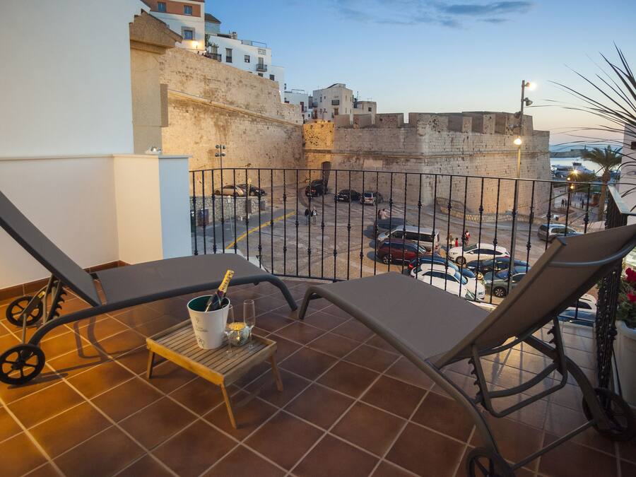 Dobbeltrom – deluxe, terrasse, sjøutsikt | Utsikt fra rommet