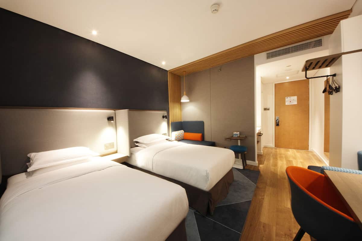 Standard Room, 2 Twin Beds (Extra Floor Space) | In-room safe, free WiFi, bed sheets