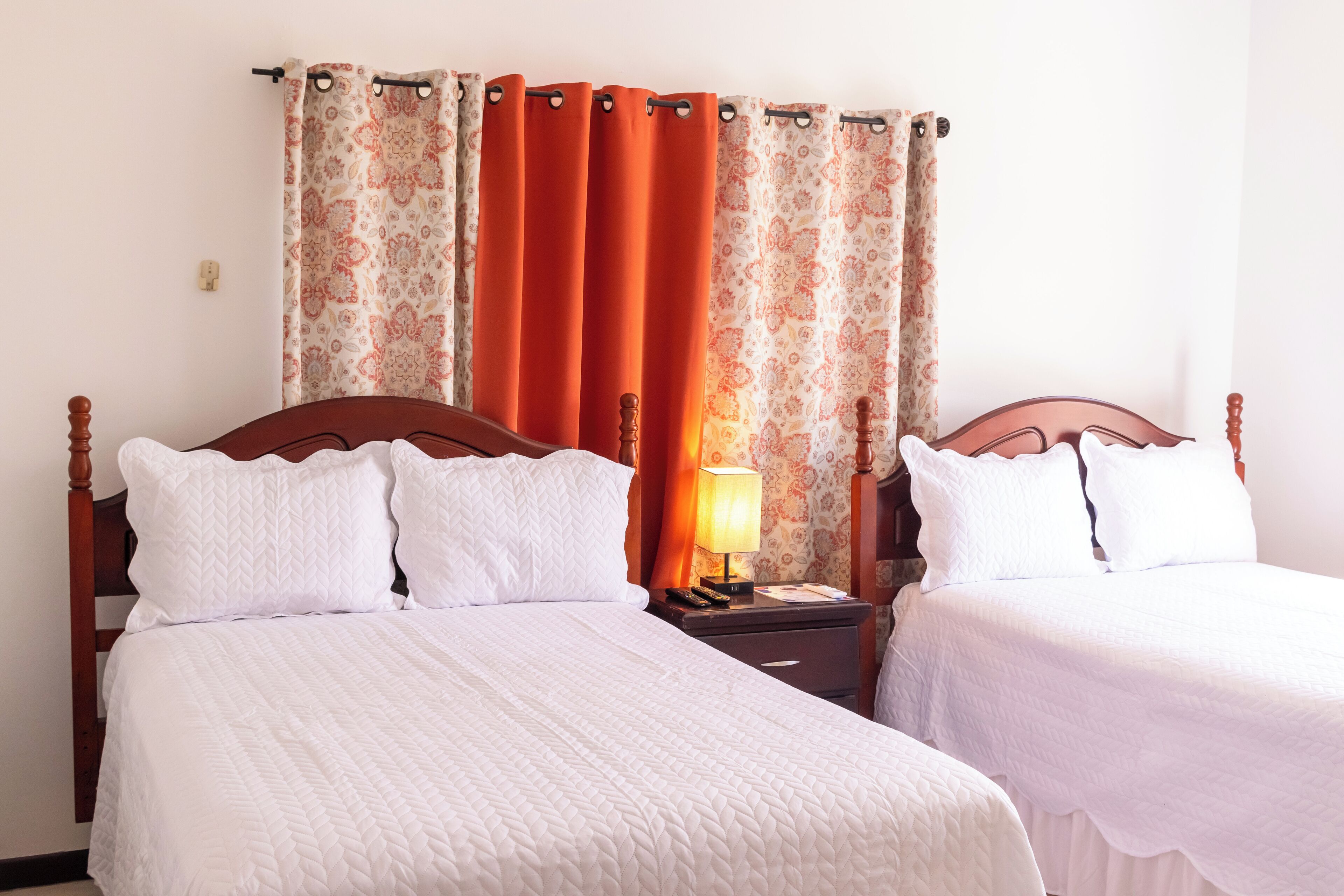 2 bedrooms, in-room safe, iron/ironing board, travel cot