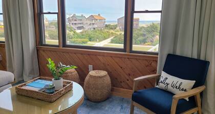South Nags Head, Ocean View, 3min Walk to Beach, Hot Tub, Sunrise & Sunset Views