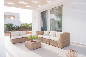 Terrace/patio - Independent villa 100 meters from the beach of Lido Fiori - Menfi (Menfi)