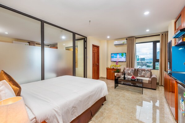 Bettwäsche aus ägyptischer Baumwolle, hochwertige Bettwaren, Minibar