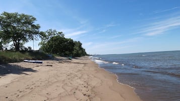 On the beach