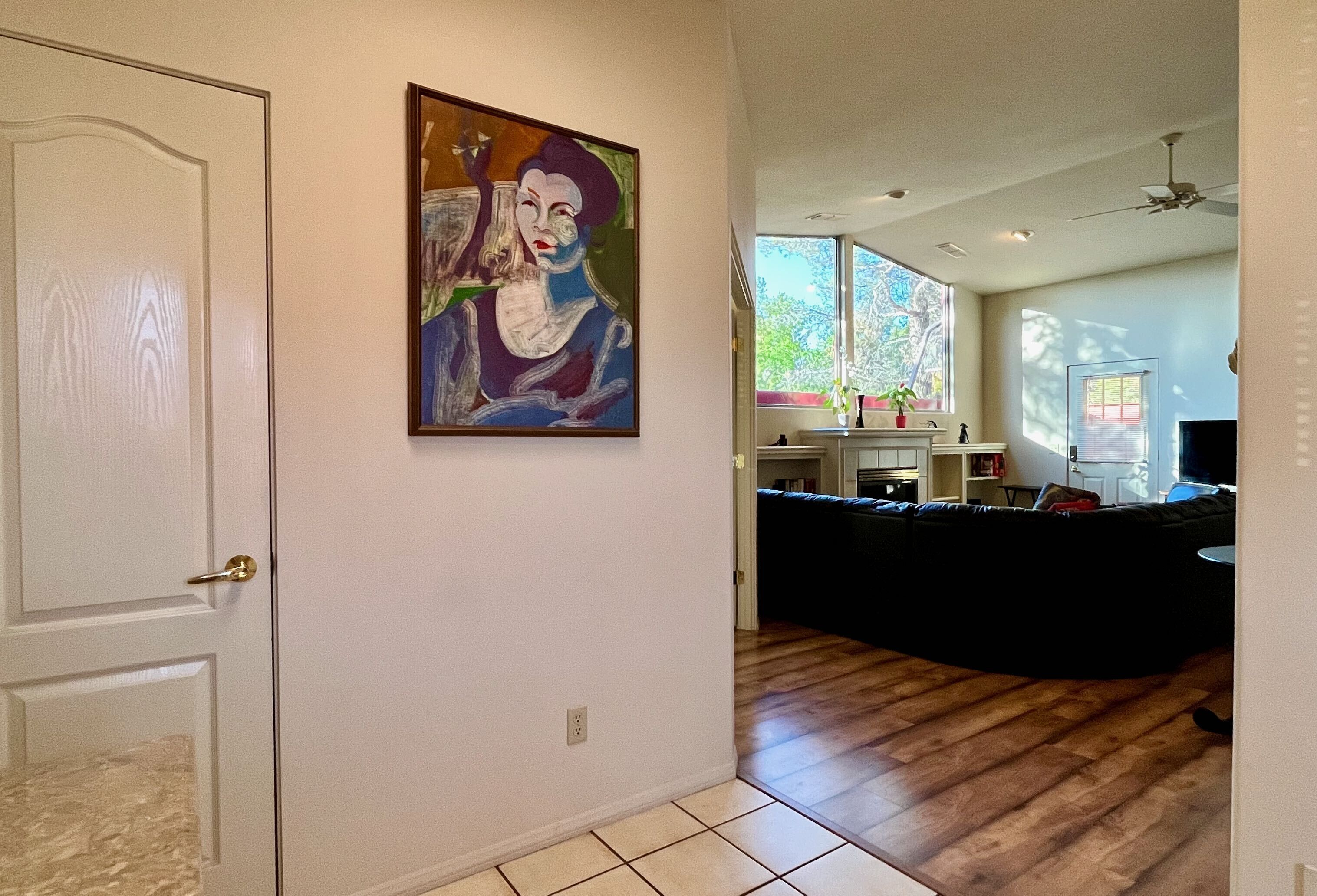 Smart-TV, DVD-spiller, bøker og musikkbibliotek