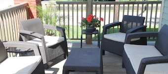 Ett kvarter till stranden, tre kvarter till Pleasure Pier