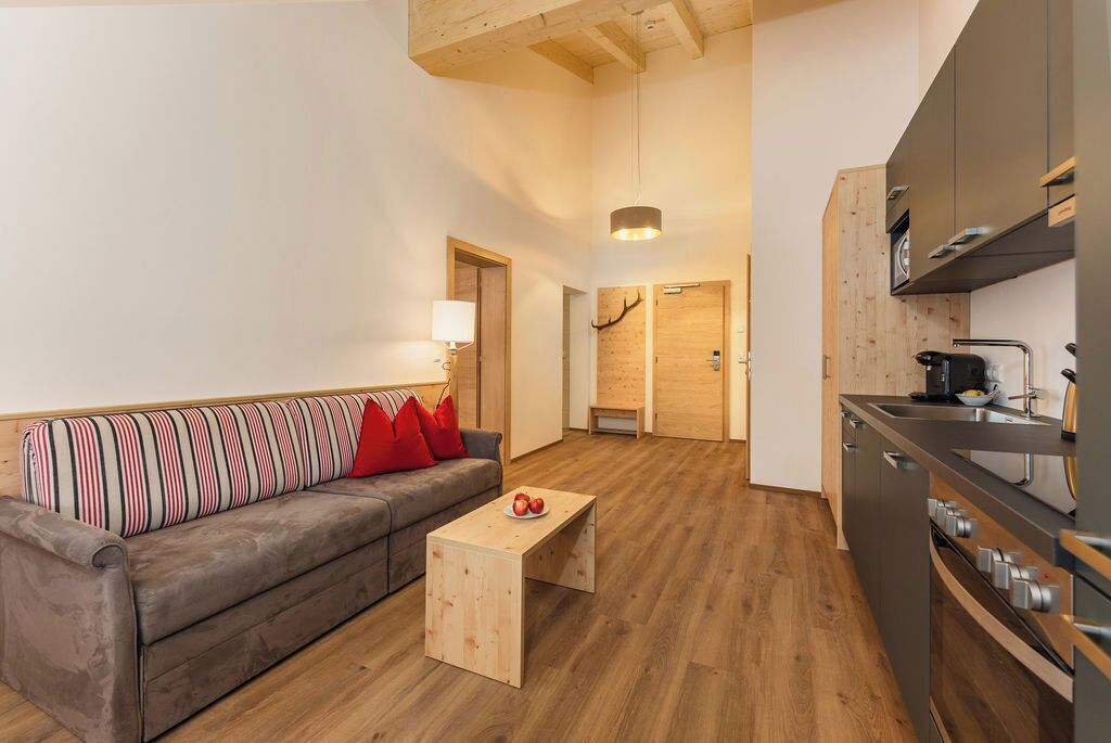 apartment, 1 bedroom, balcony, mountainside | living area | toys