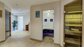 Sauna, steam room