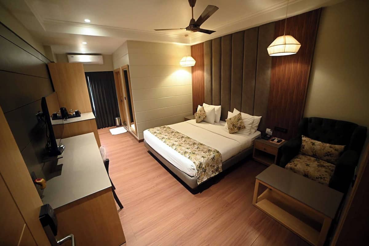 1 habitación, cubrecamas, colchones Select Comfort y minibar
