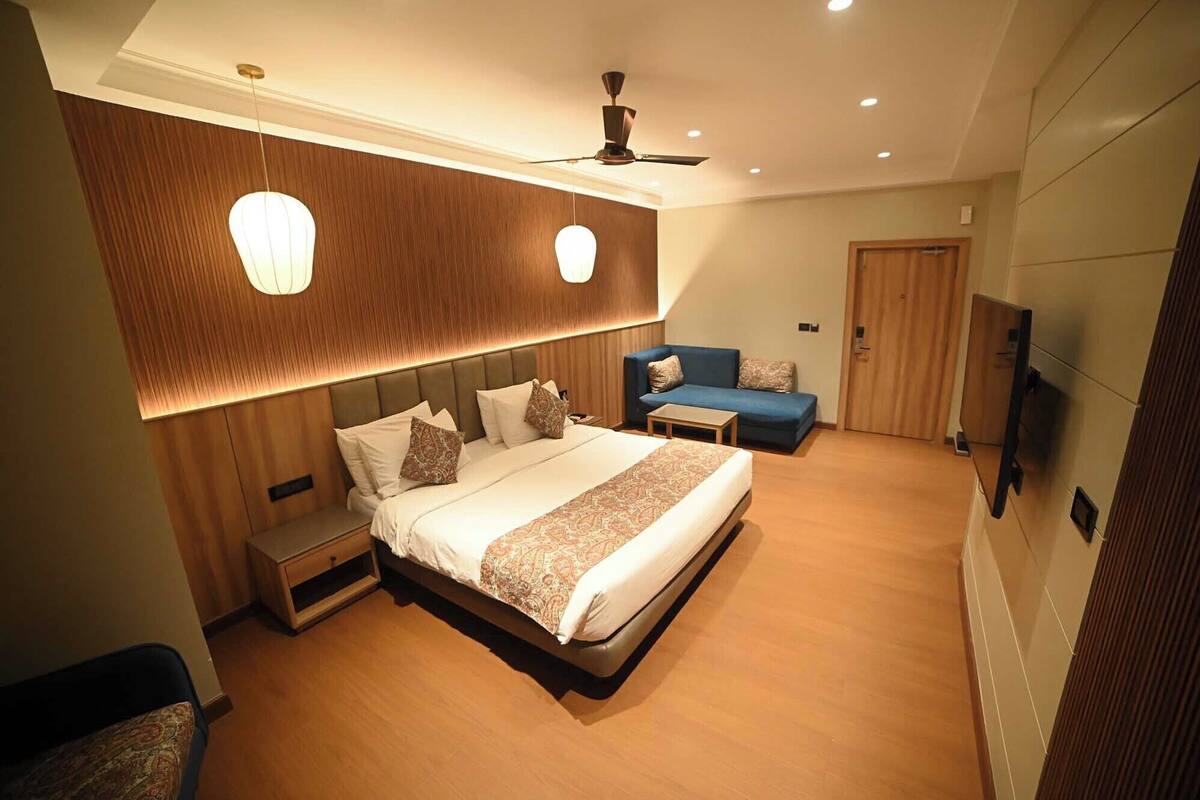 1 habitación, cubrecamas, colchones Select Comfort y minibar
