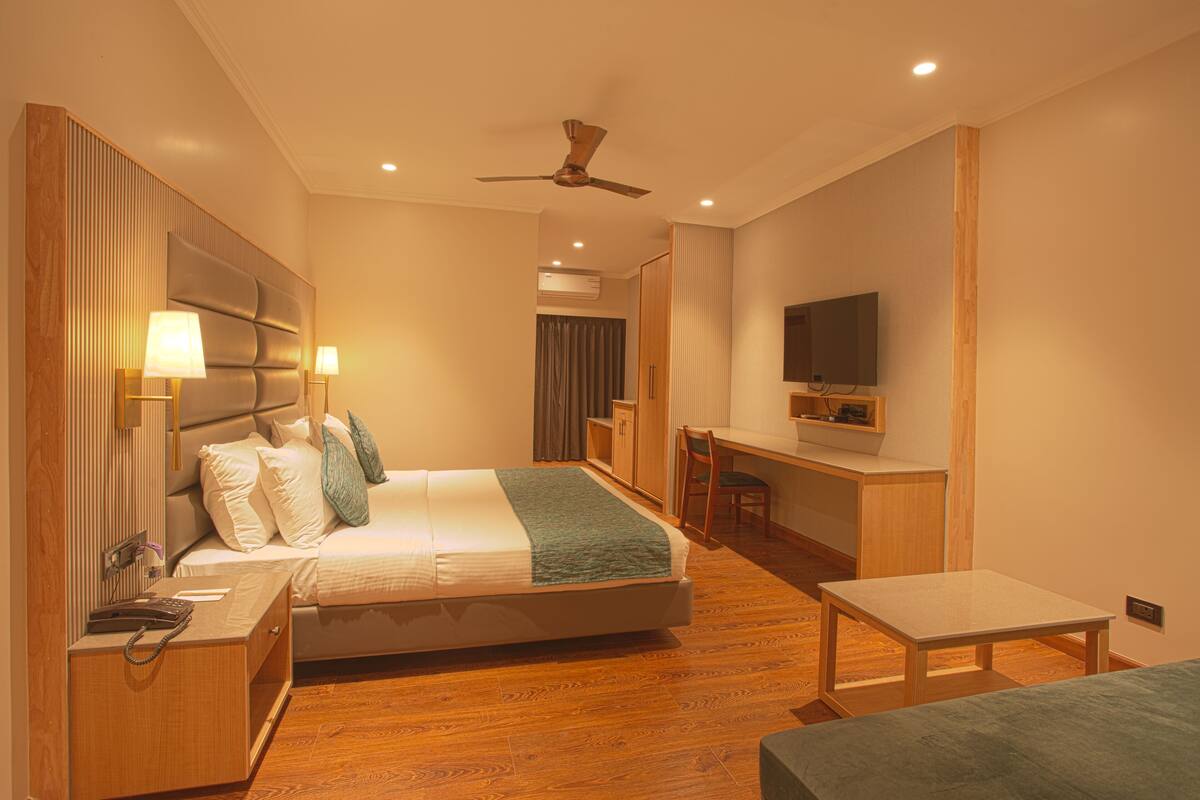 1 habitación, cubrecamas, colchones Select Comfort y minibar