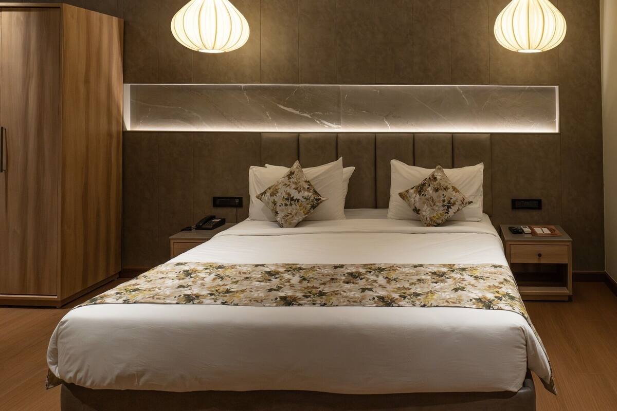 1 habitación, cubrecamas, colchones Select Comfort y minibar