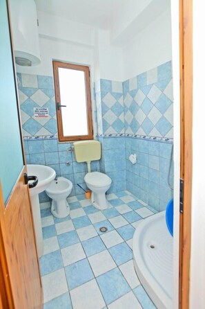 Regadera, amenidades de baño gratuitas, secadora de cabello, toallas