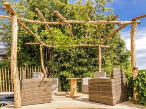 Terrace/patio - Modern holiday home with swimming pool (Saint Bonnet la Riviére)