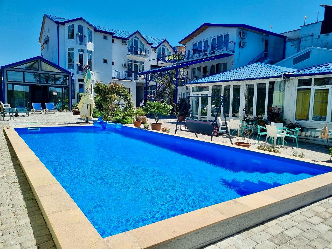 Façade de l’hébergement