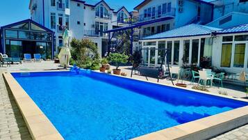 Fassade der Unterkunft