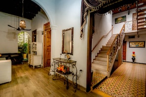 Interior entrance