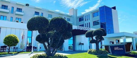 Fassade der Unterkunft â Abend/Nacht