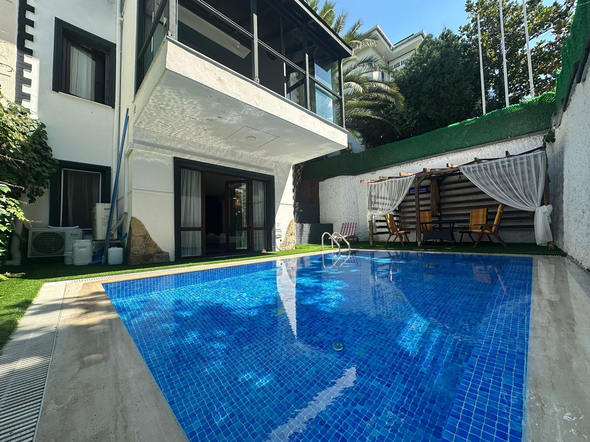 Façade de l’hébergement