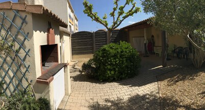 Very quiet, 437 yards away from a large sandy beach