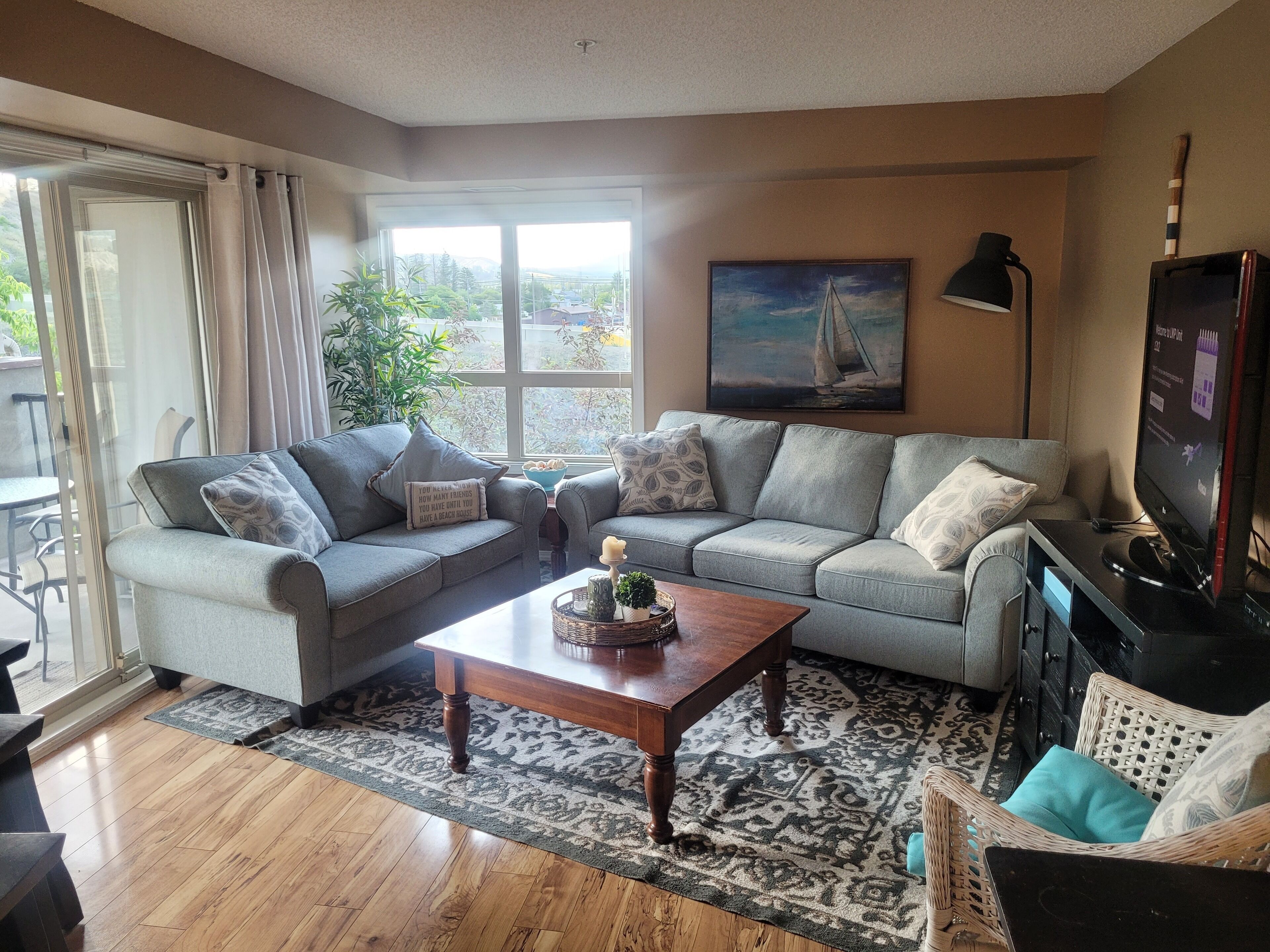 Fernseher, DVD-Player, Bücher, Videothek