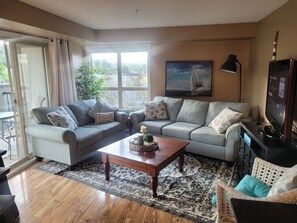 Téléviseur, lecteur de DVD, livres, sélection de films