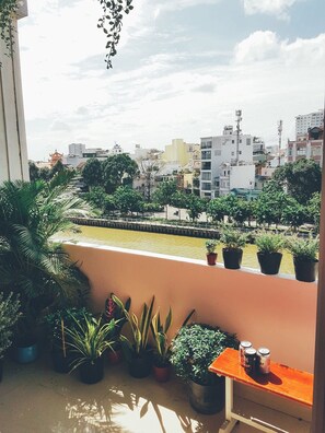 Vue depuis l’hébergement