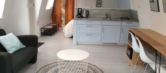 Our B & B is located in the back of our garden in a separate garden house